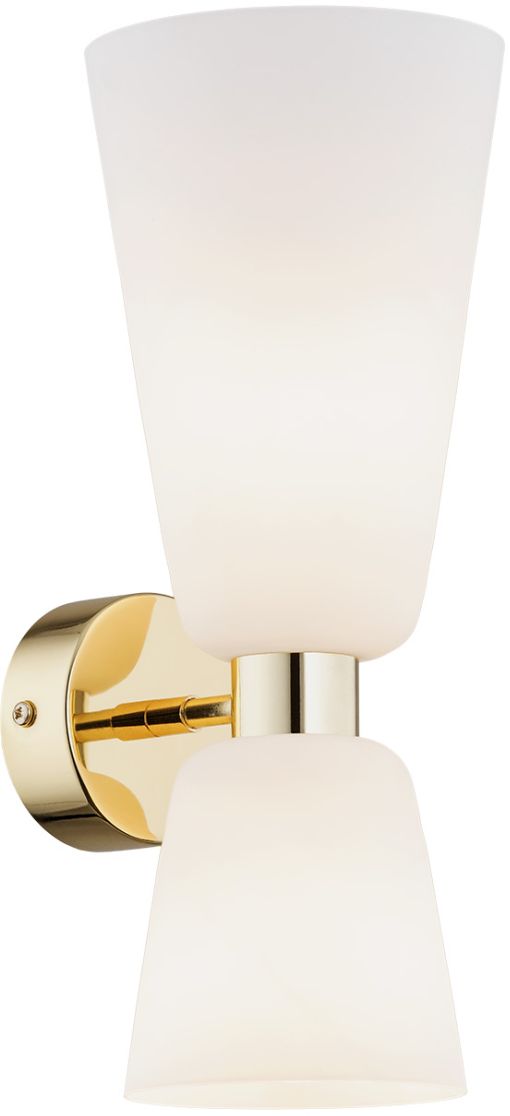 Argon Reno Leuchter 2x7 W messing-opal 1034