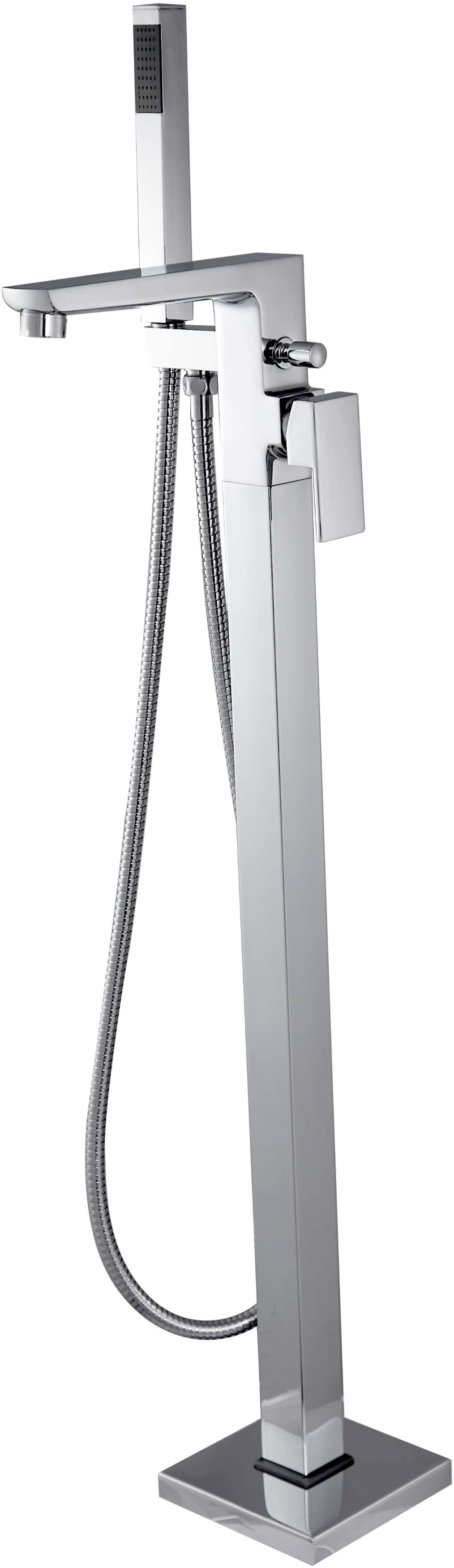Invena Paros badewannen- und duscharmatur freistehend chrom BW-09-W01