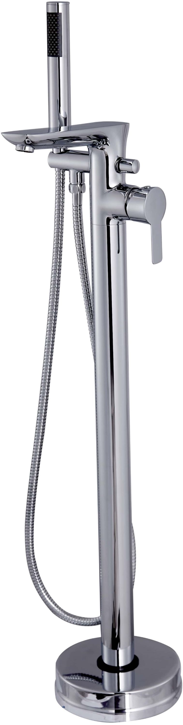 Invena Glamour badewannen- und duscharmatur freistehend chrom BW-02-W01