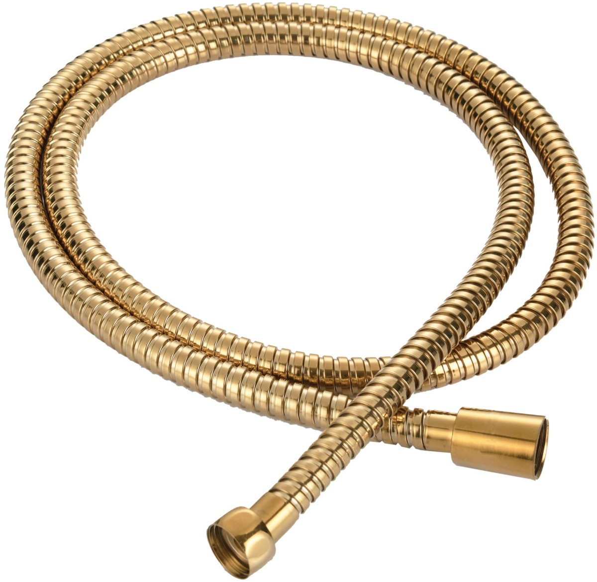 Invena Glamour Duschschlauch 150 cm gold AW-05-150