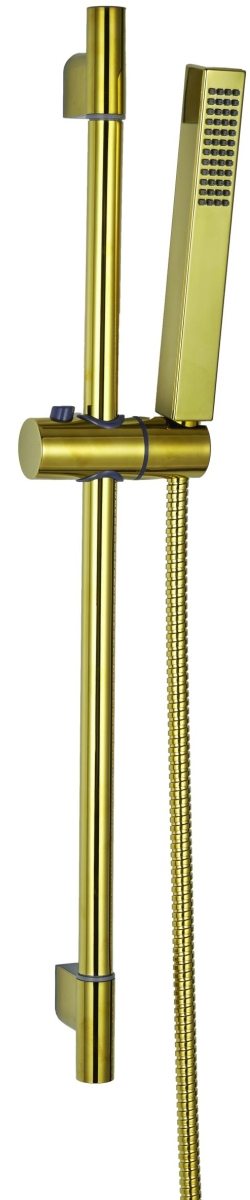Invena Glamour Duschset Wandmontage gold AU-05-Z09