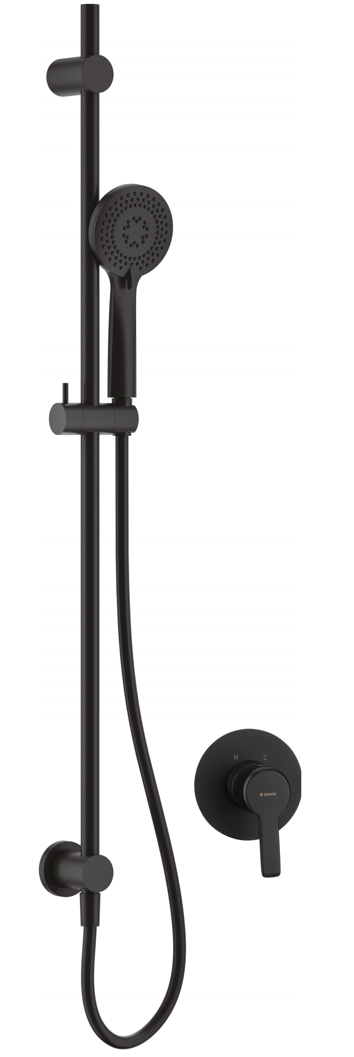 Deante Arnika Duschset Unterputz schwarz NAC_N9TP