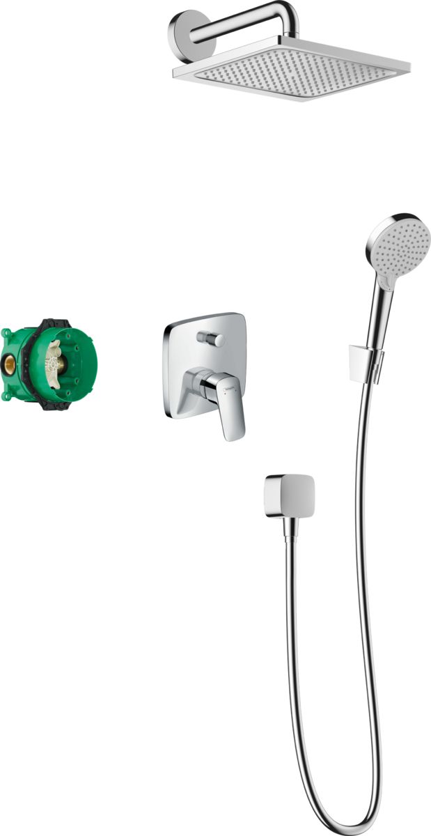 Hansgrohe Crometta Duschset Unterputz chrom 27957000