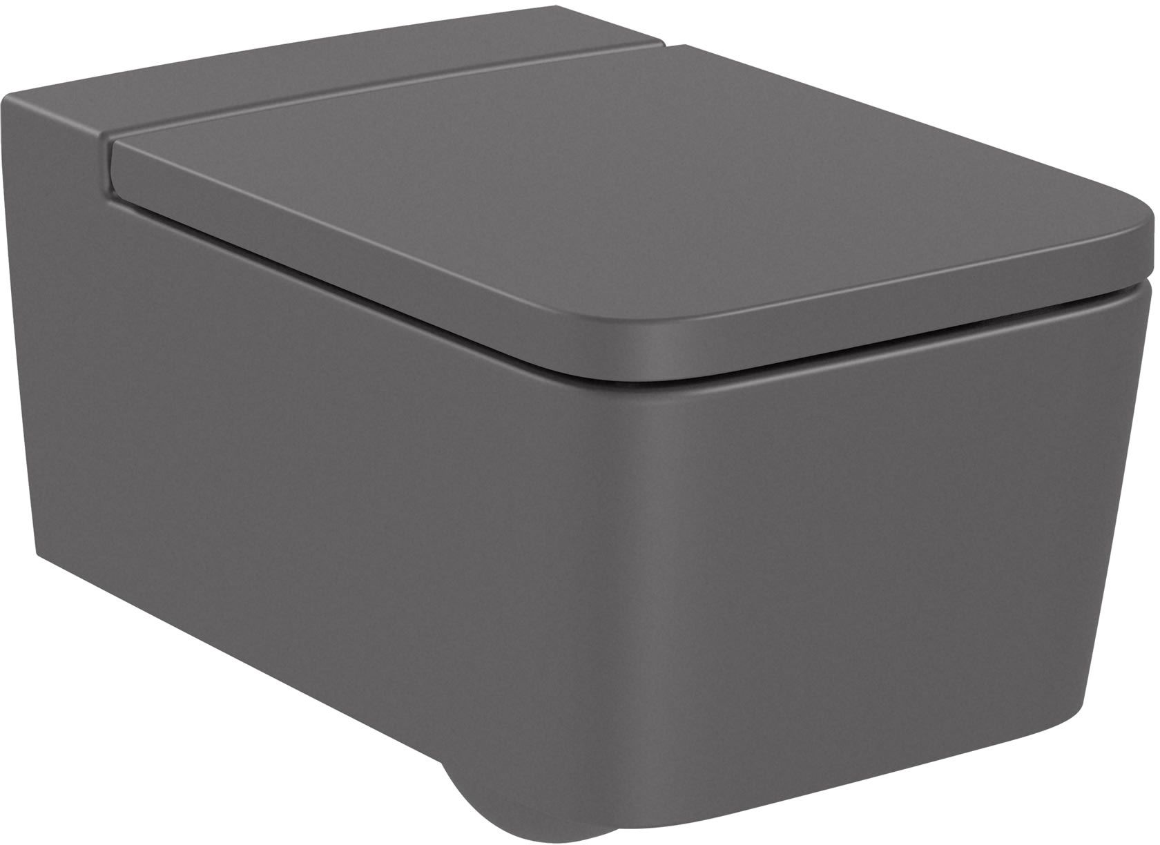 Roca Inspira WC-Becken hängend Spülrandlos onyx A346537640