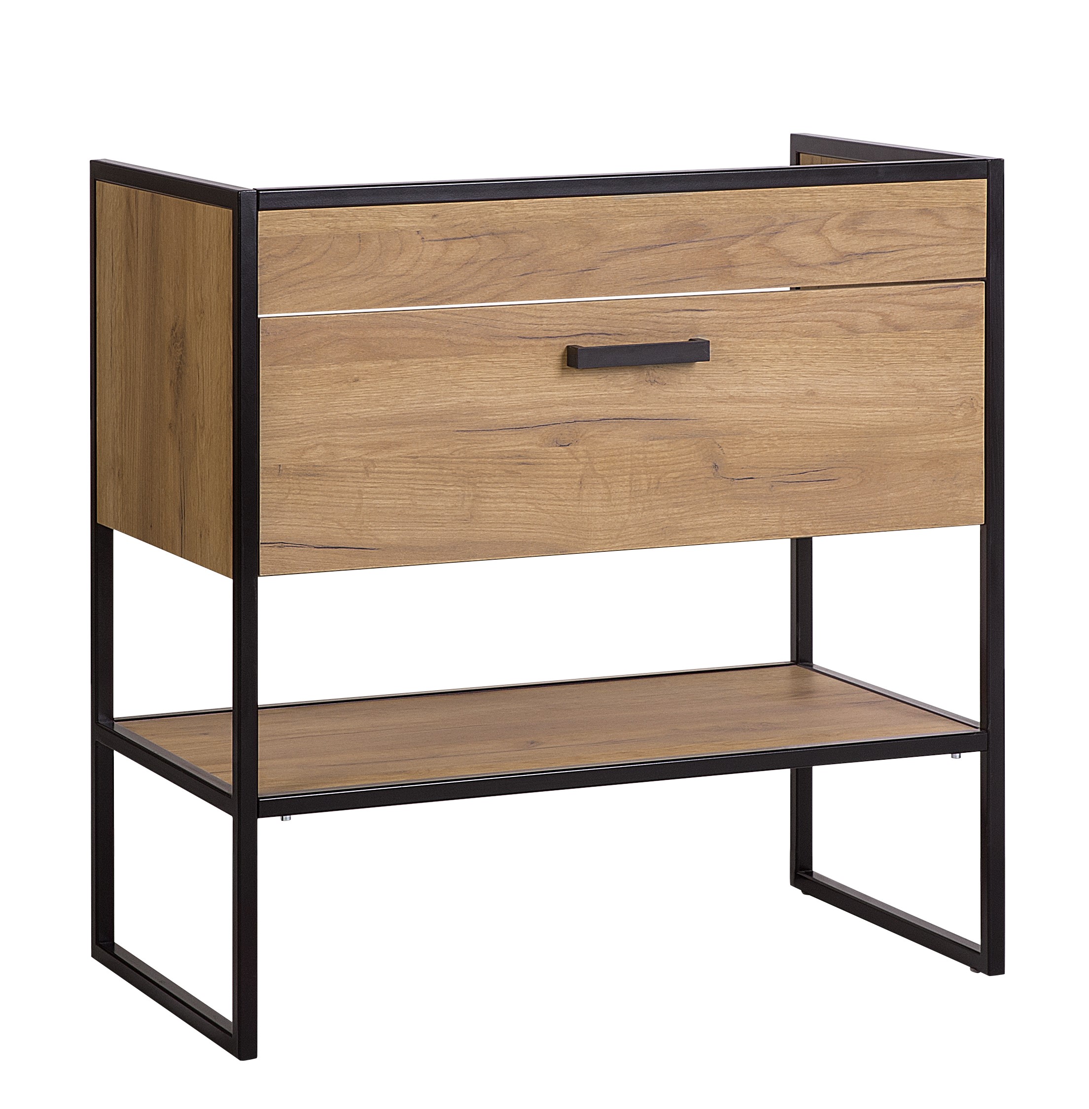 Comad Brooklin Kabinett 80x46x82 cm Unterschrank stehend eiche BROOKLIN821FSC