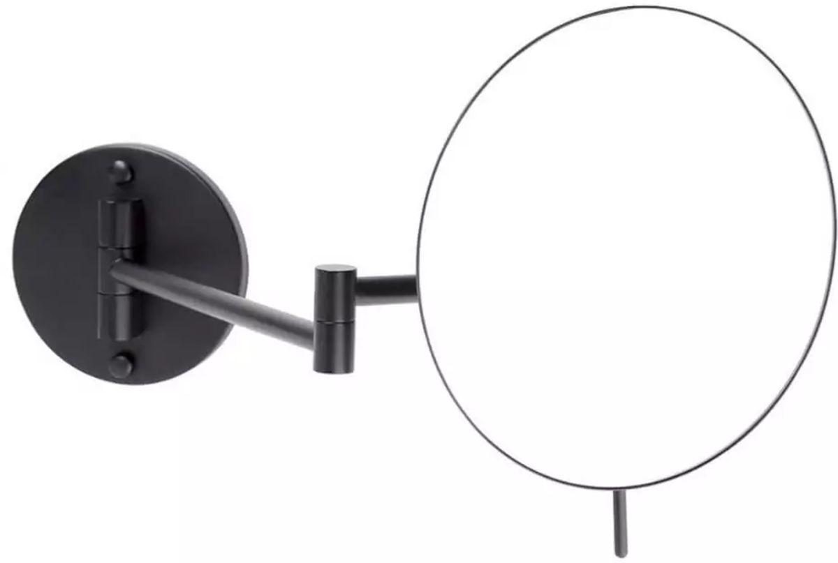 Stella Kosmetikspiegel 28x20.5 cm rund schwarz 22.01430-B