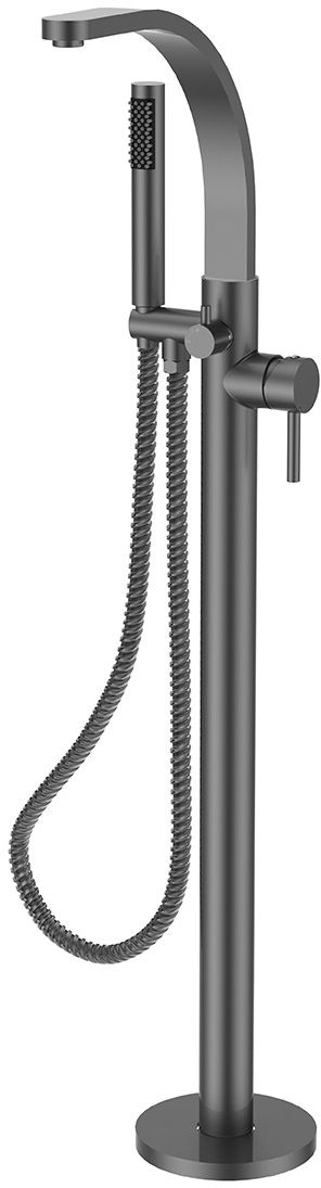 Besco Decco badewannen- und duscharmatur freistehend graphit BW-DIII-GR
