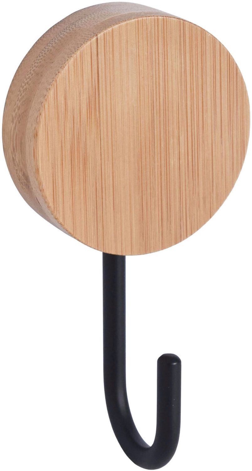 BISK Umbra Klopapierhalterung schwarz-holz 08218