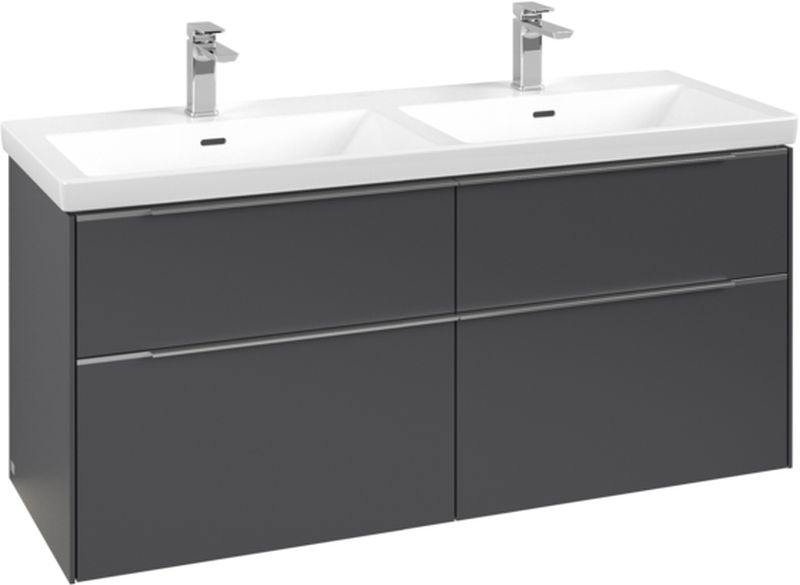 Villeroy & Boch Subway 3.0 Kabinett 127.2x46.2x57.6 cm Unterschrank hängend graphit C568L0VR