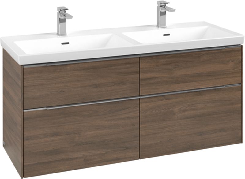 Villeroy & Boch Subway 3.0 Kabinett 127.2x46.2x57.6 cm Unterschrank hängend eiche C568L0VH