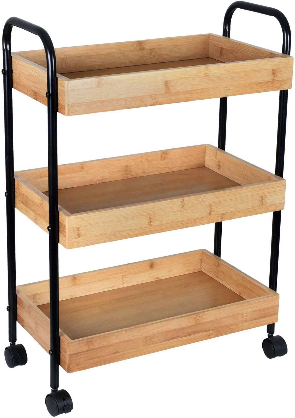 BISK Umbra Multifunktionaler Trolley auf Rollen 49x70 cm seitlich stehend 08162