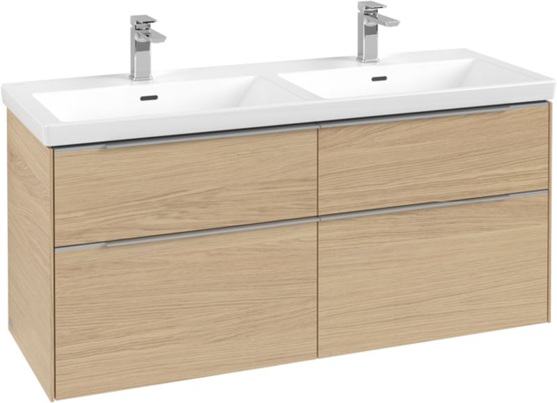 Villeroy & Boch Subway 3.0 Kabinett 127.2x46.2x57.6 cm Unterschrank hängend eiche C568L0VJ