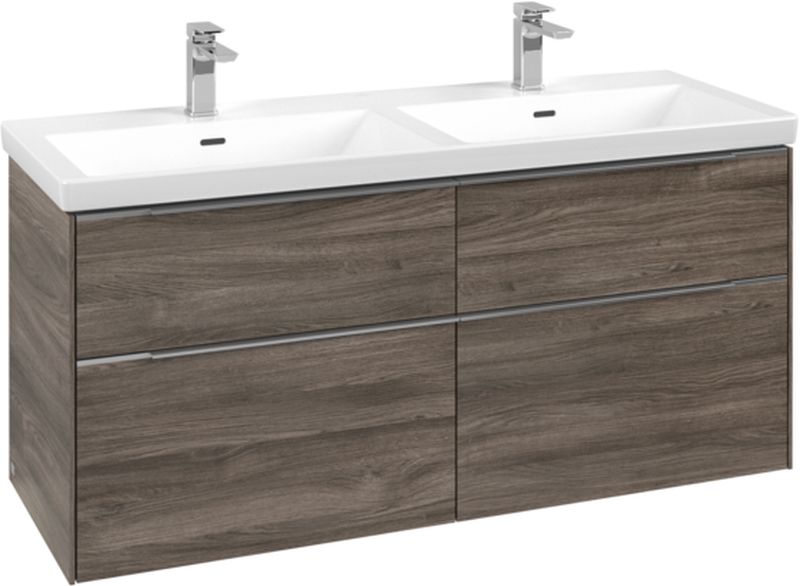 Villeroy & Boch Subway 3.0 Kabinett 127.2x46.2x57.6 cm Unterschrank hängend eiche C568L0RK