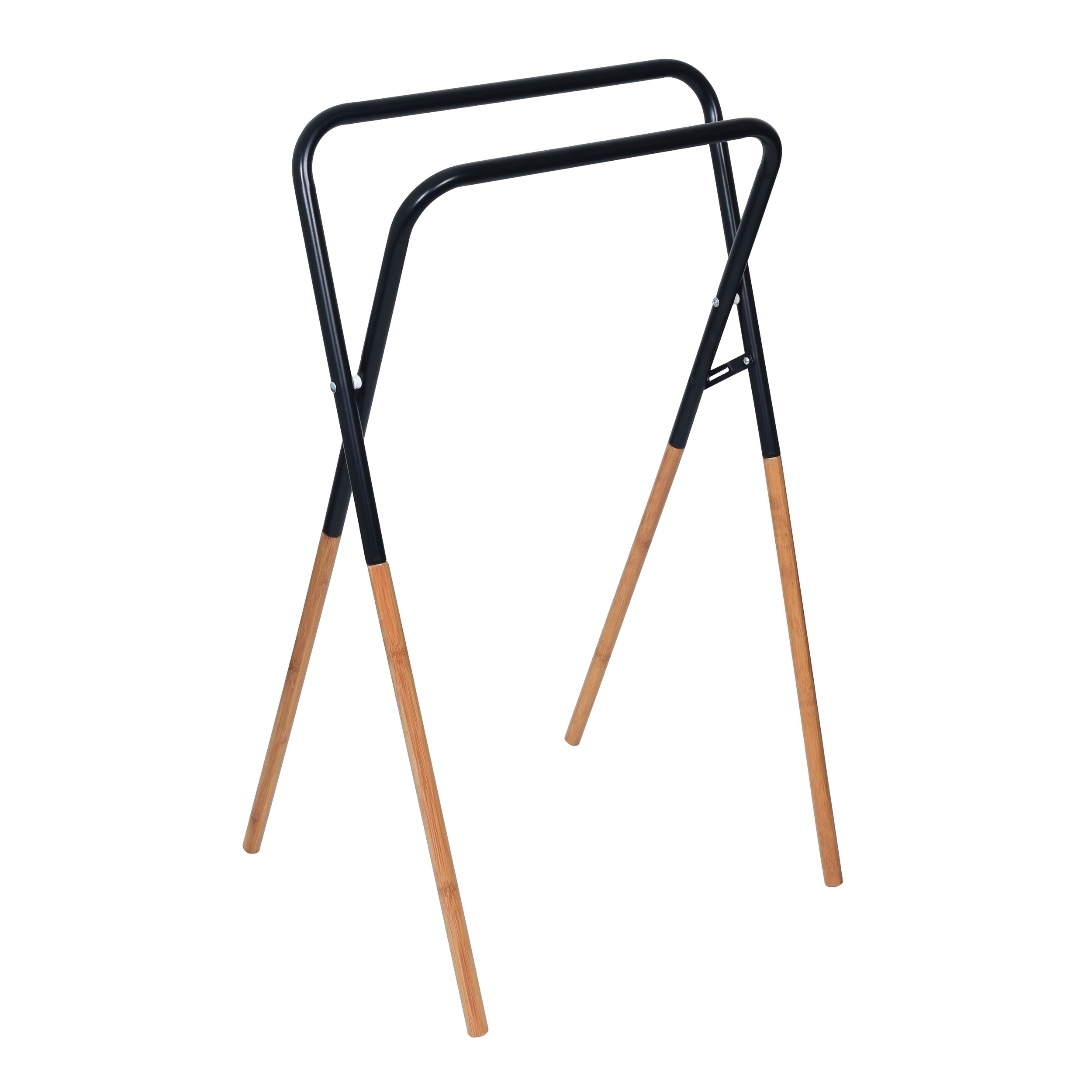 BISK Umbra Stehender Kleiderbügel schwarz-holz 08160