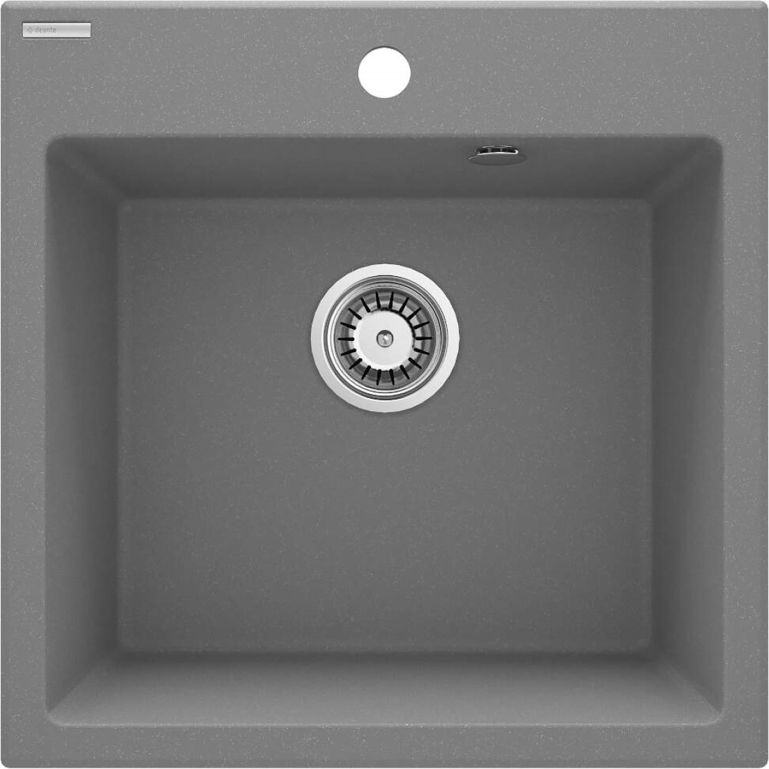 Deante Evora Granitspüle 50x50 cm grau/graphit/onyx ZQJ_S103