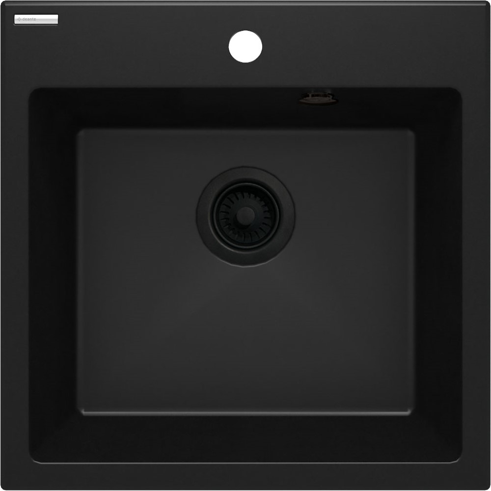 Deante Evora Granitspüle 50x50 cm schwarz ZQJ_N103