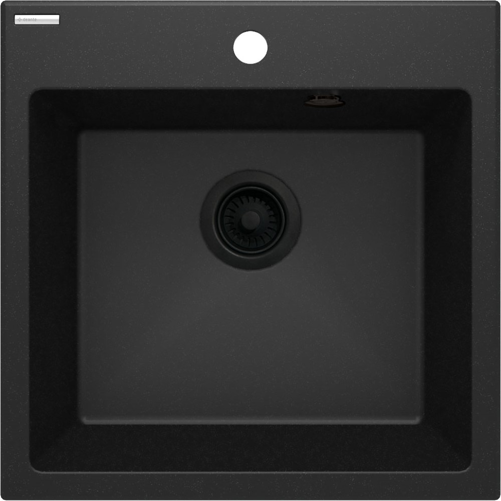 Deante Evora granitspüle 50x50 cm grau/graphit/onyx ZQJ_G103