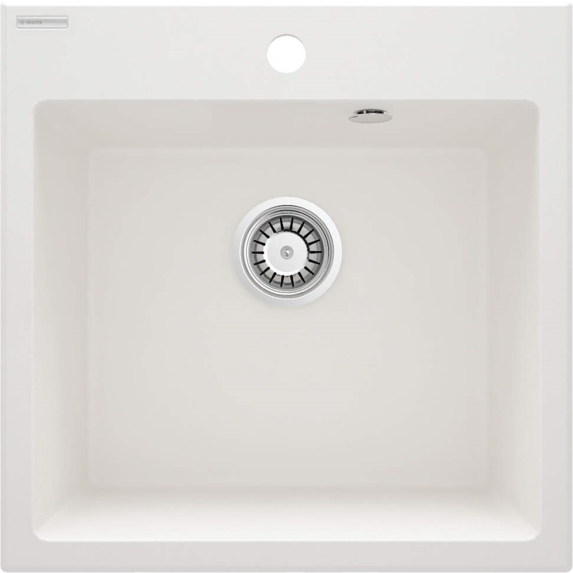 Deante Evora Granitspüle 50x50 cm weiß ZQJ_A103