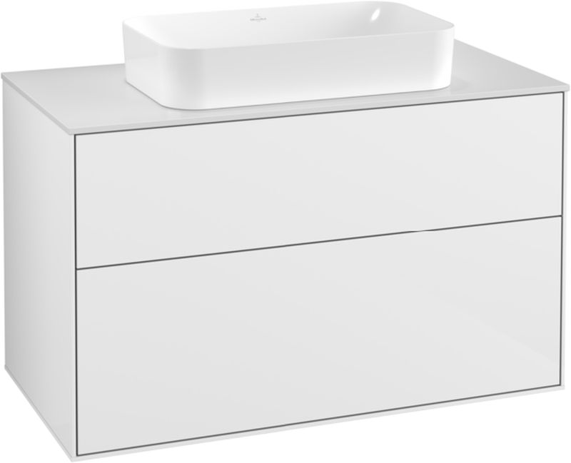 Villeroy & Boch Finion Kabinett 100x50.1x60.3 cm Unterschrank hängend weiß F23100GF