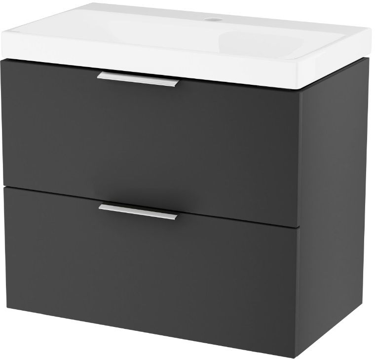 Excellent Blanko Kabinett 65x37x58 cm Unterschrank hängend schwarz MLEX.6301.640.BL