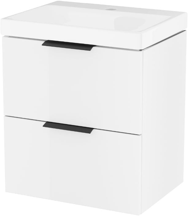 Set Kabinett Excellent Blanko MLEX.6301.490.WH, Waschbecken Excellent Blanko CENL.6317.500.WH, MLEX.6303.SET.BL