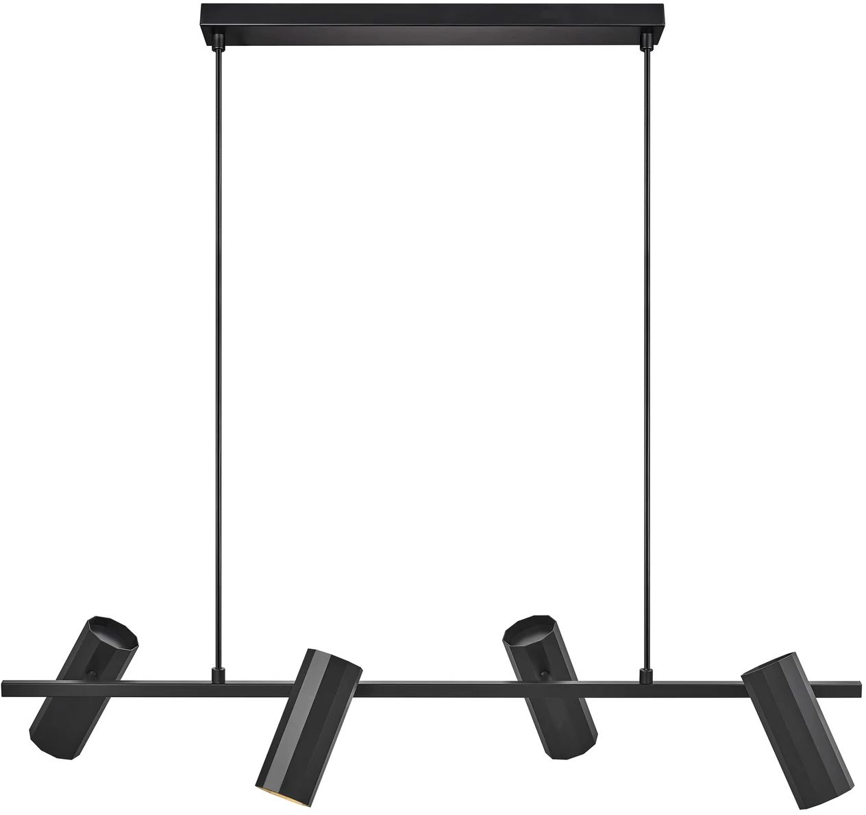 Nordlux Alanis Pendelleuchte 4x14 W schwarz 2213423003