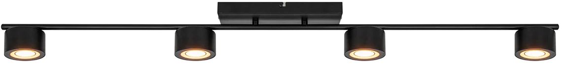 Nordlux Clyde Deckenlampe 4x5 W schwarz 2213530103