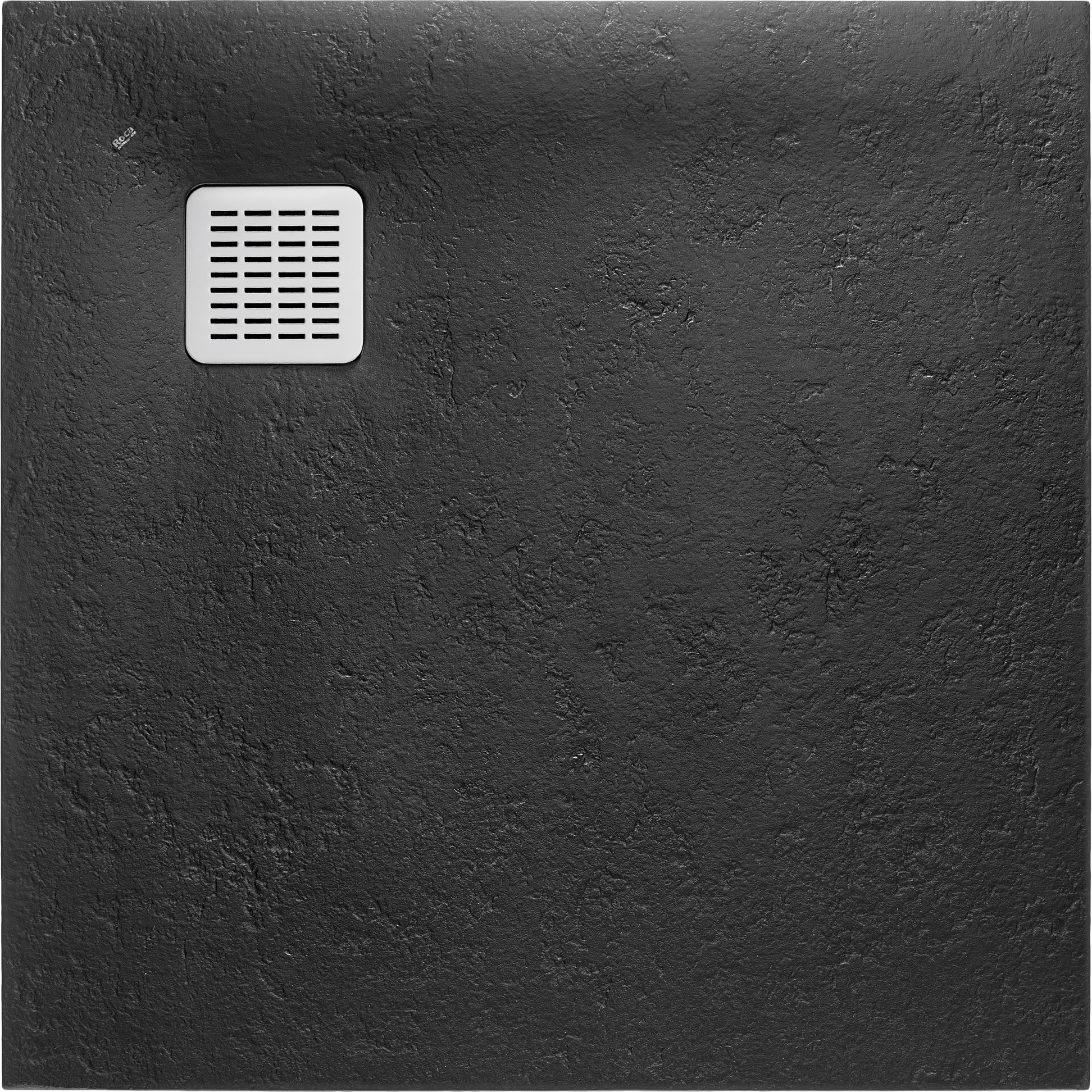 Roca Terran Quadratische Duschwanne 100x100 cm schwarz AP1033E83E801400