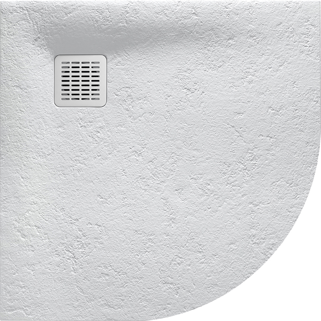 Roca Terran Halbrunde Duschwanne 90x90 cm perlmutt AP10538438401630