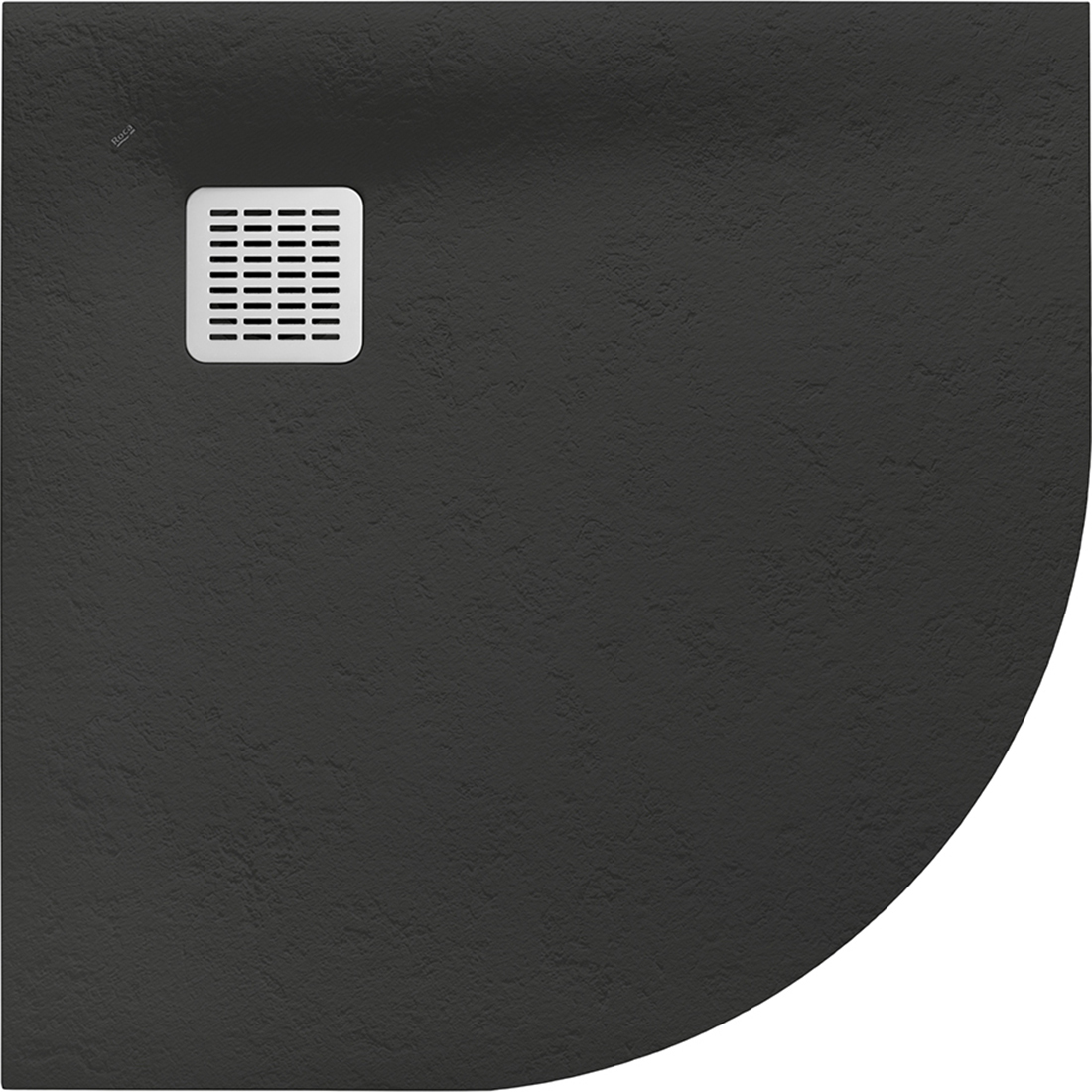 Roca Terran Halbrunde Duschwanne 90x90 cm onyx AP10538438401640