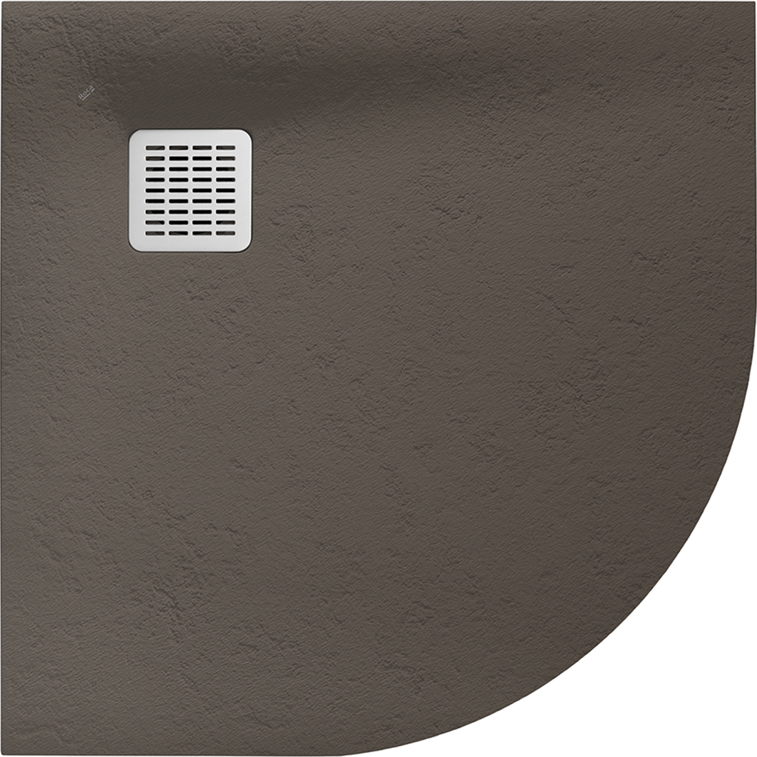 Roca Terran Halbrunde Duschwanne 90x90 cm kaffee AP10538438401660