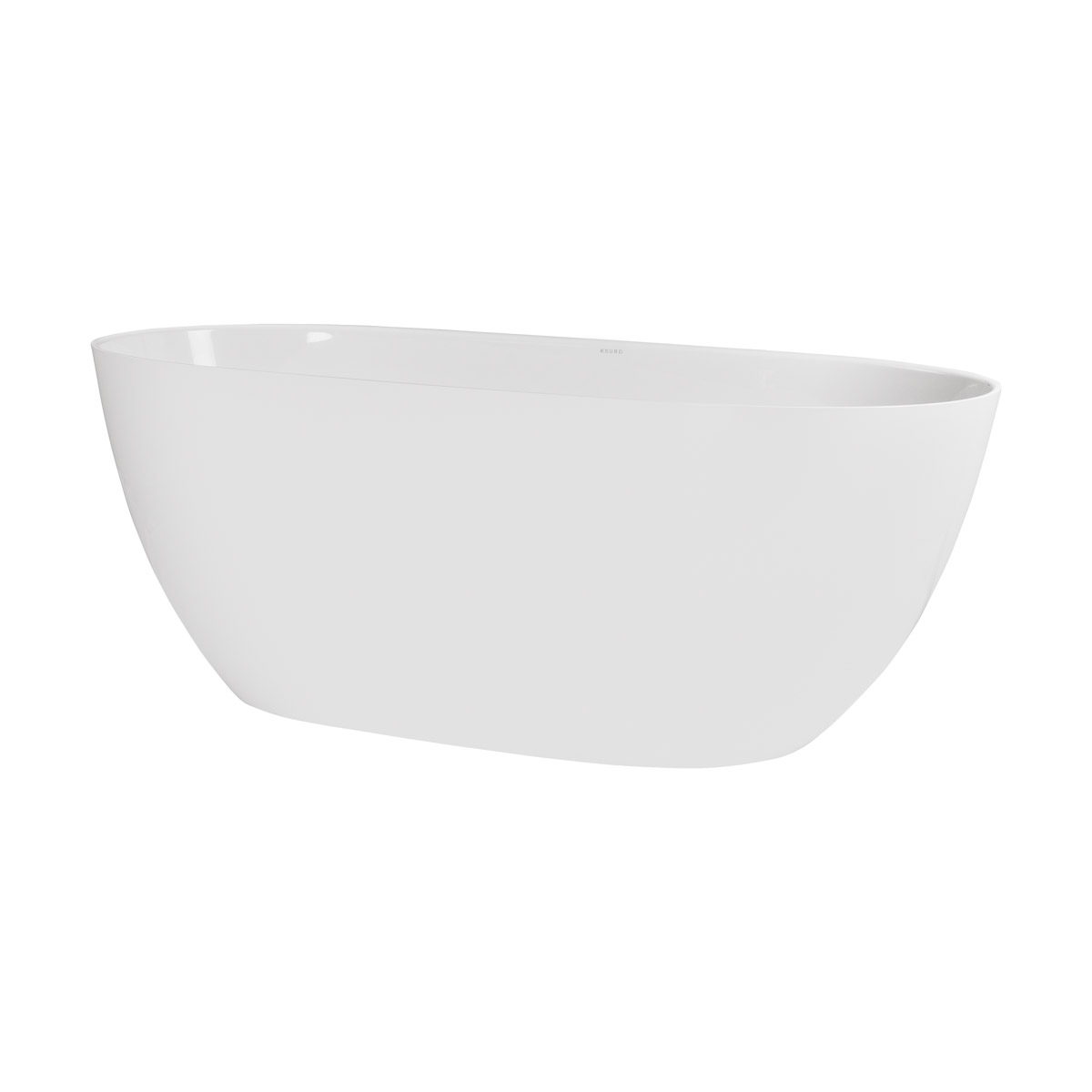 Ksuro 02 Freistehende Badewanne 160x74 cm oval weiß 32003000