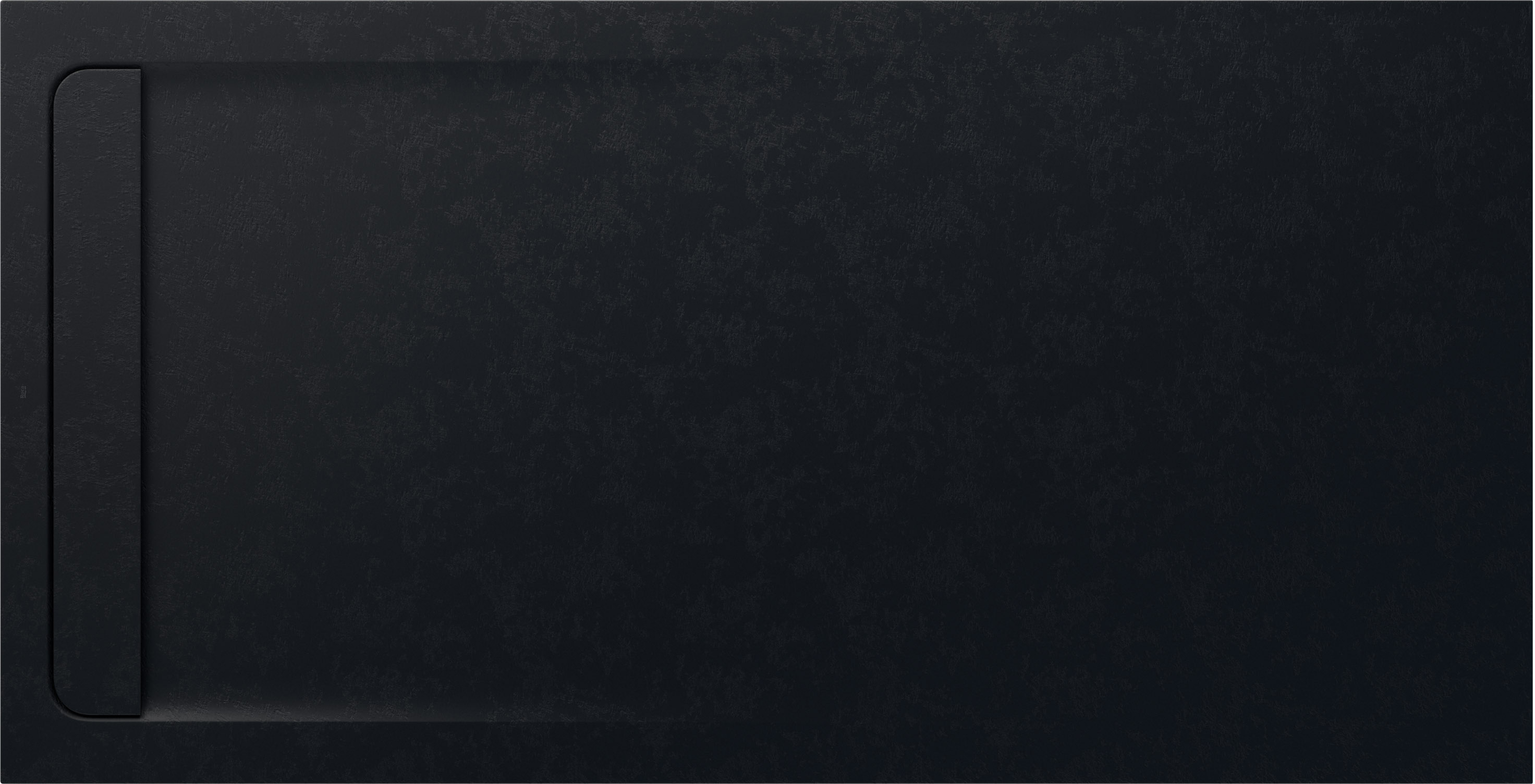 Roca Aquos Rechteckige Duschwanne 200x100 cm schwarz AP6017D03E801400