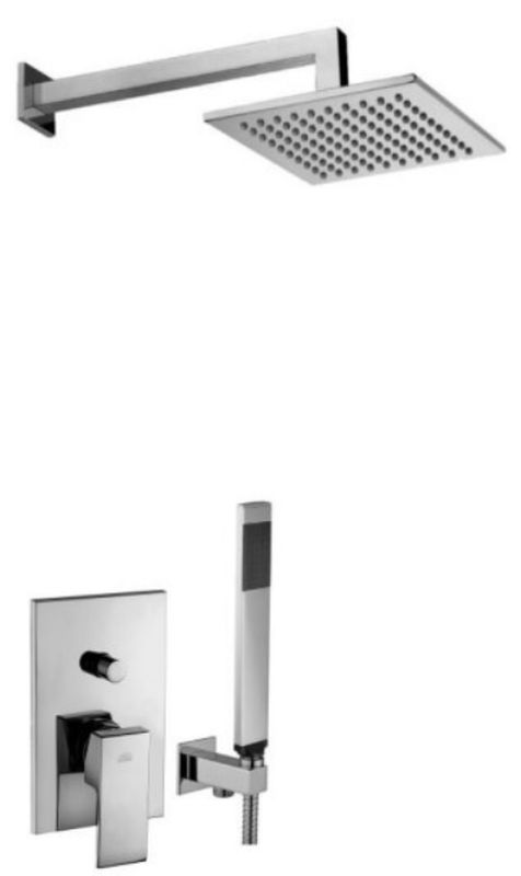 Paffoni Elle Duschset Unterputz mit Regenbrause chrom EL015ZSC3ACR