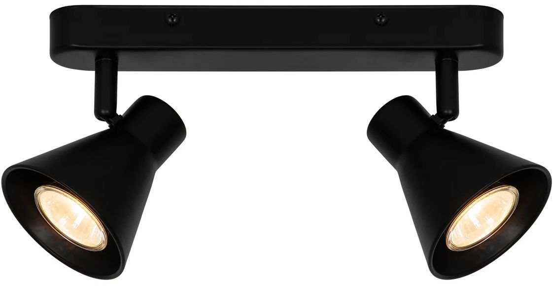 Nordlux Eik Deckenlampe 2x35 W schwarz 45770103