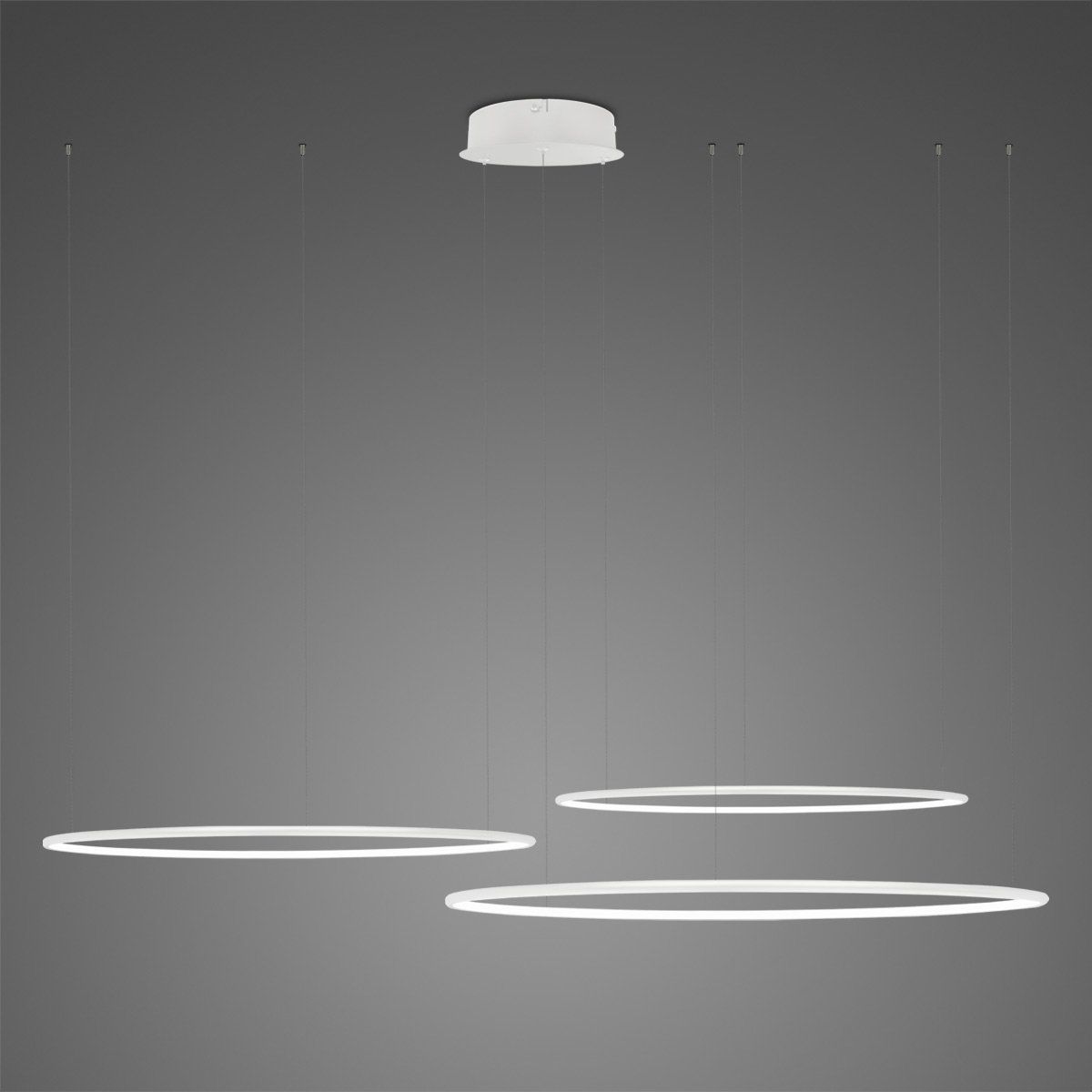 Altavola Design Ledowe Okręgi Pendelleuchte 3x68 W weiß LA075/CO3_80_in_4k_white_dimm