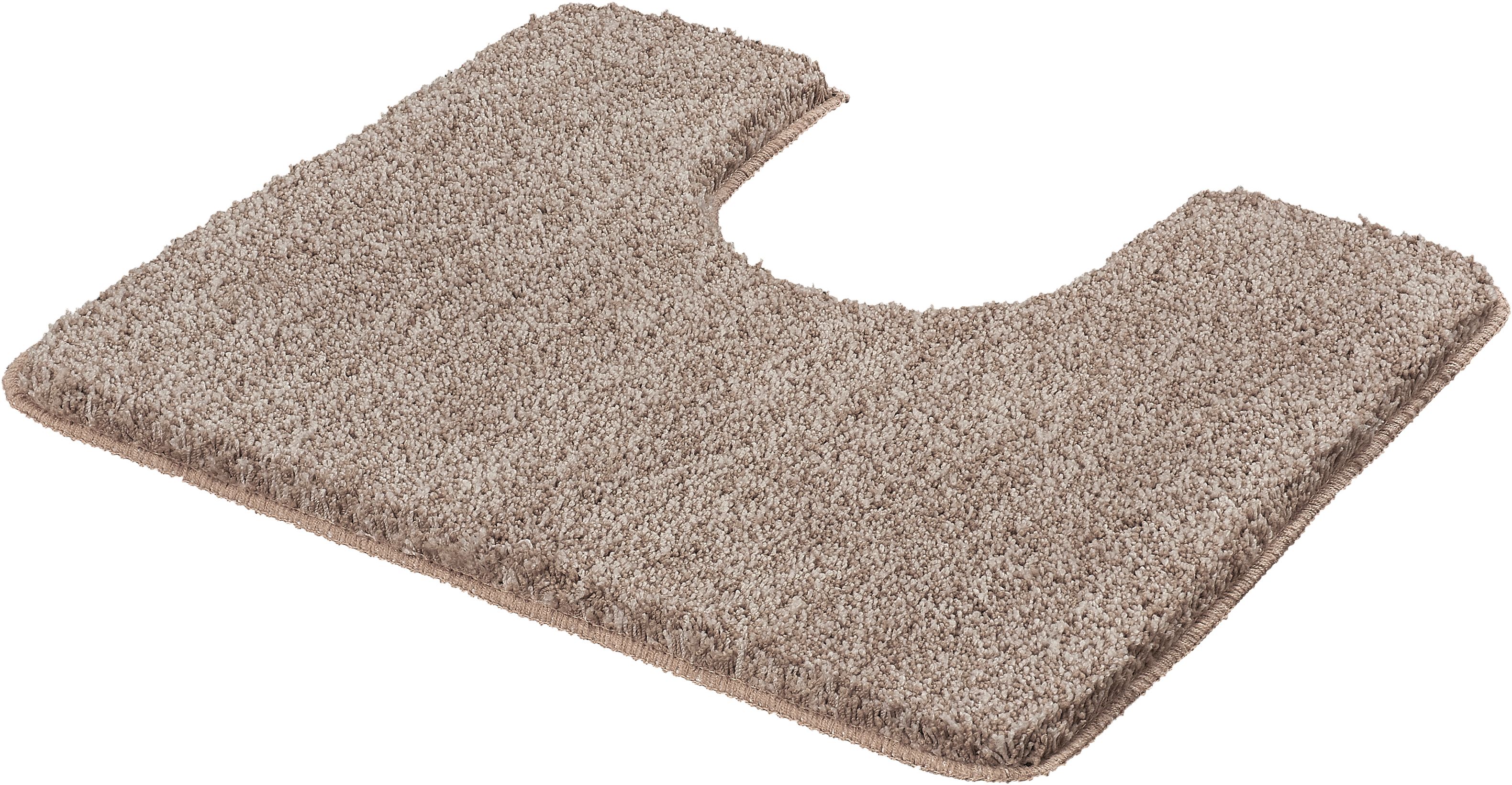 Kleine Wolke Seattle Badezimmerteppich 55x50 cm WC-Vorleger braun 4071271130