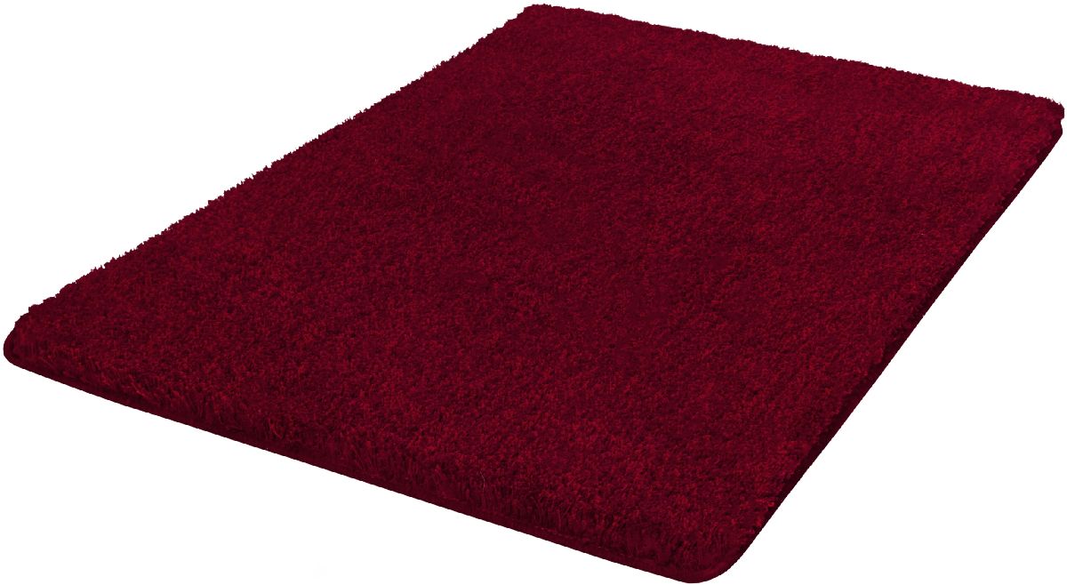 Kleine Wolke Seattle Badezimmerteppich 90x60 cm rechteckig rot 4071468519