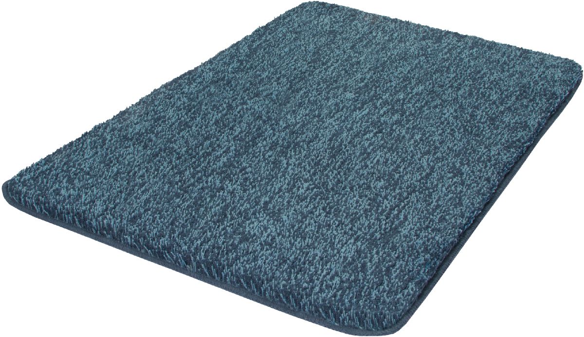 Kleine Wolke Seattle Badezimmerteppich 65x55 cm rechteckig blau 4071754539