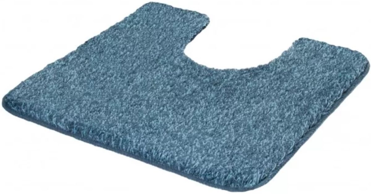 Kleine Wolke Seattle Badezimmerteppich 55x50 cm WC-Vorleger blau 4071754130