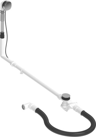 Duravit Quadroval Badewannensiphon chrom 792210000001000