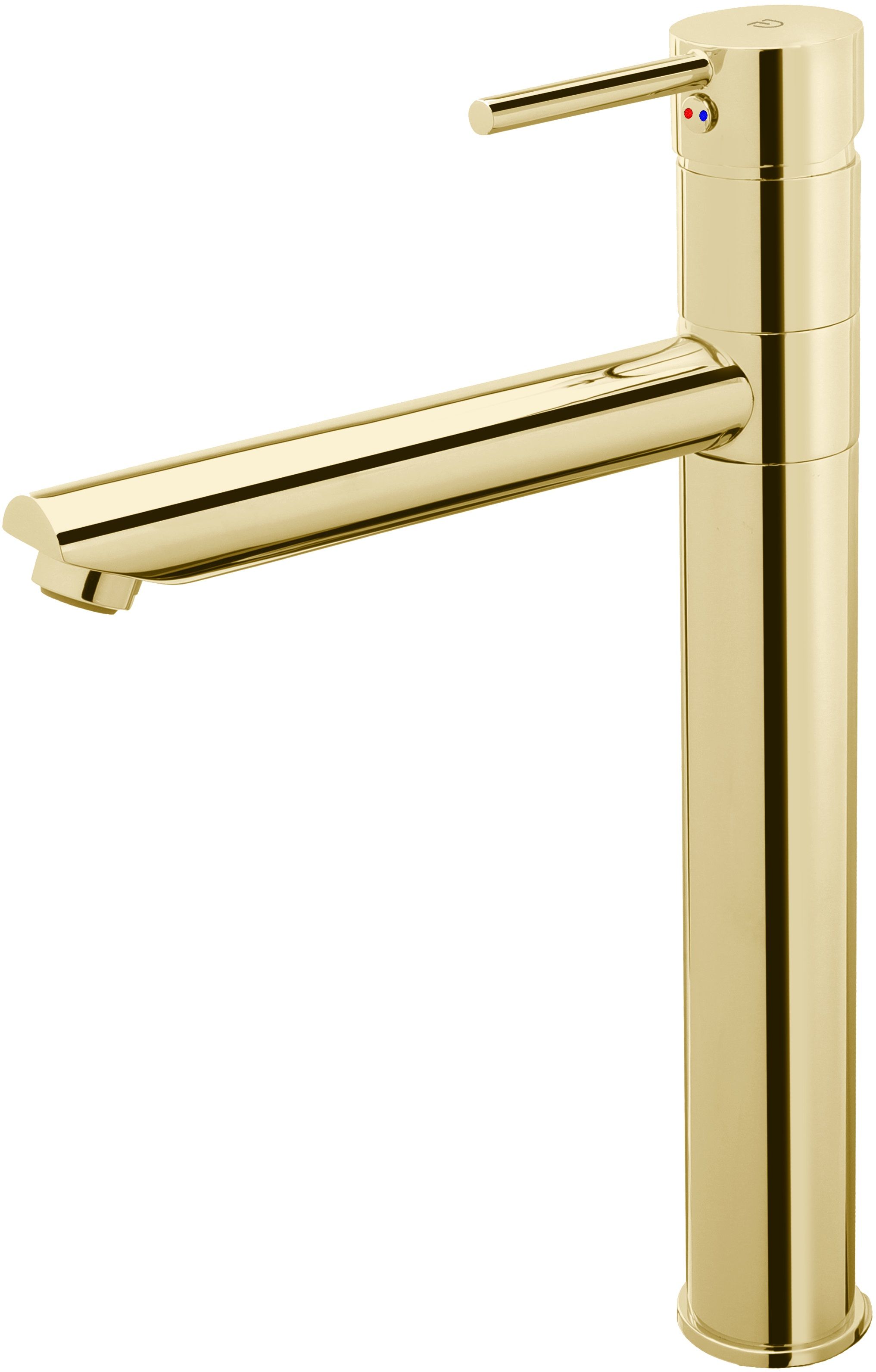 FDesign Flusso waschbeckenhahn stehend gold FD1-FLS-2L-55