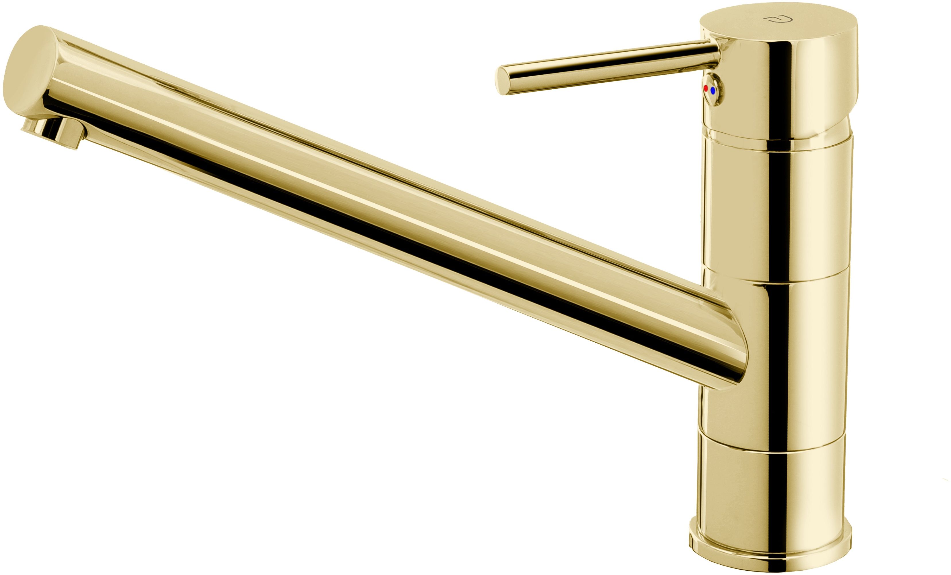 FDesign Flusso küchenarmatur stehend gelb FD1-FLS-4-55
