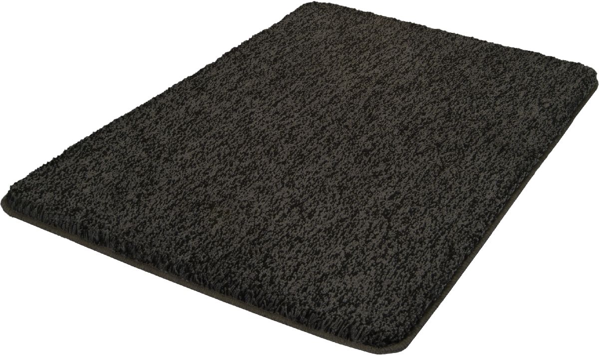 Kleine Wolke Seattle Badezimmerteppich 90x60 cm rechteckig schwarz 4071905519