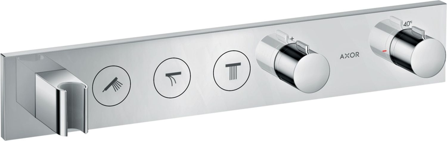 Axor ShowerSolutions Badewannen- und Duscharmatur Unterputz mit Thermostat chrom 18356000