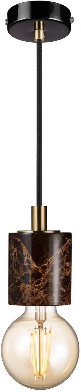 Nordlux Siv Pendelleuchte 1x60 W schwarz-braun 45883018