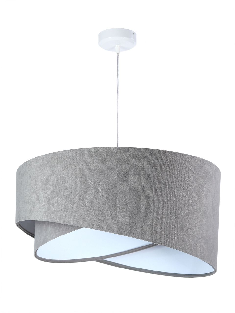 BPS Koncept Galaxy Pendelleuchte 1x60 W weiß-grau/aschfarben 060-012