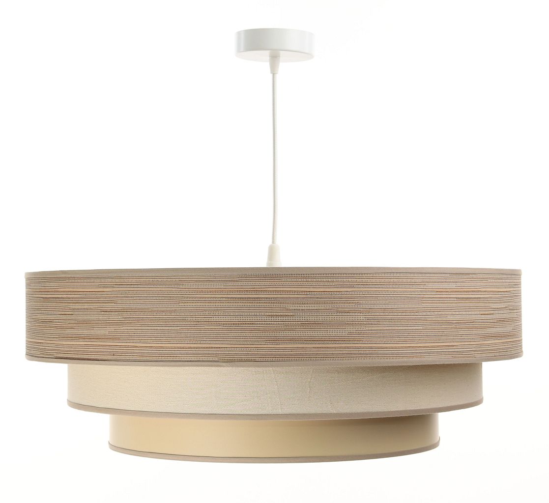BPS Koncept Triniti Pendelleuchte 1x60 W cremig-beige 050-096-60