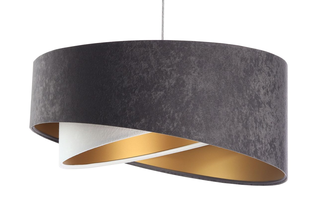 BPS Koncept Galaxy Pendelleuchte 1x60 W weiß-gold-graphit 060-078