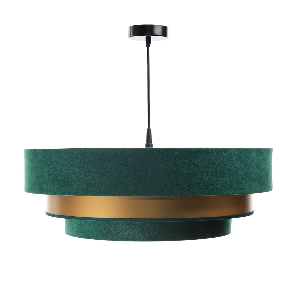 BPS Koncept Triniti Pendelleuchte 1x60 W grün-gold 050-075-60